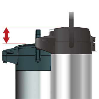 レバー式ステンレスエアーポット AHL-25/30